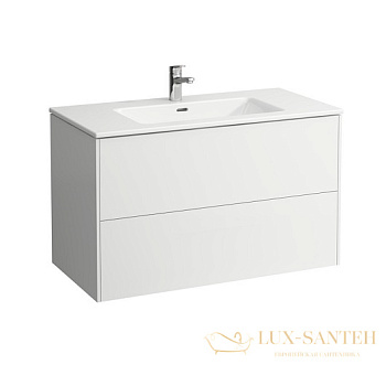 тумба с раковиной laufen base 8.6496.2.260.104.1 1000х500 мм, белый матовый