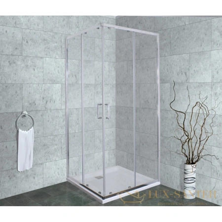 душевой уголок timo altti altti-619 c без поддона 90x90 см, стекло прозрачное