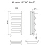 полотенцесушитель электрический ника curve лz вп 80/50 левый тэн, цвет хром
