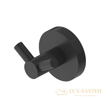 крючок двойной cezares relax-hkd-nop, черный матовый