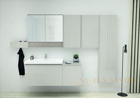 тумба под раковину geberit acanto 500.609.jl.2 595х475 мм, песчаное стекло