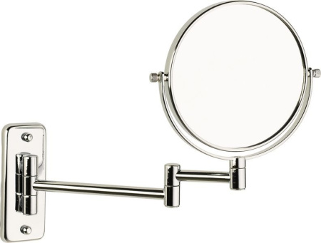 зеркало косметическое sanibano he1306/cr настенное круглое (3x), хром