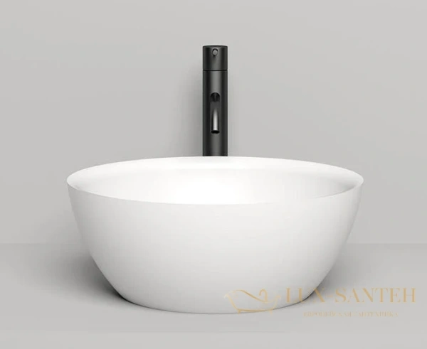 раковина salini alda 1102210m s-stone 42.5x42.5 см, белый