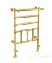 полотенцесушитель водяной с полкой margaroli armonia 9-300, 93005505gop, высота 104.2 см, ширина 60 см, золото