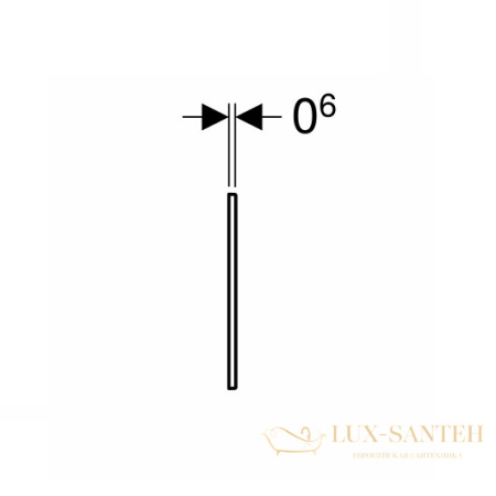 декоративная рамка для клавиш geberit sigma60 115.641.21.1, хром глянцевый