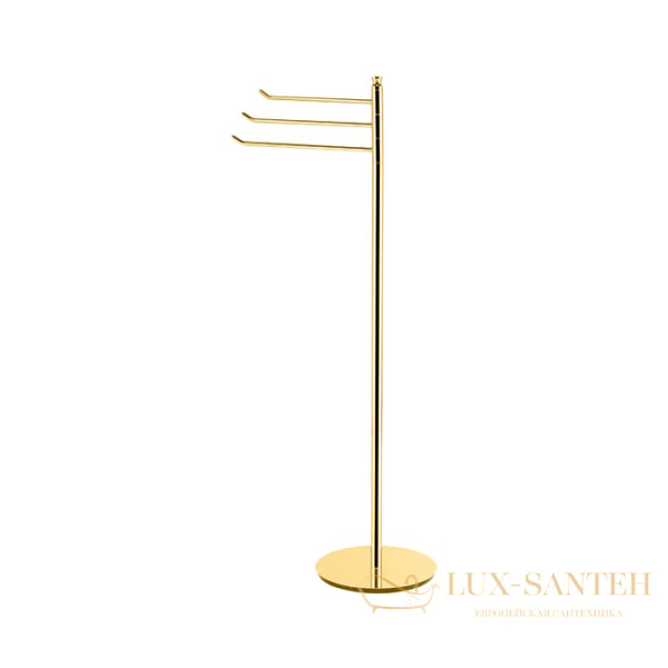 стойка stil haus hashi 1123/3(16) h85,5 см: 3 полотенцедержателя, золото
