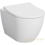 Подвесной безободковый унитаз VitrA Mia Round 7510B003-0075, белый