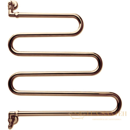 полотенцесушитель водяной margaroli vento 405ob, высота 64 см ширина 60 см, состаренная бронза