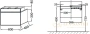 тумба под раковину jacob delafon terrace 60x48 eb1185-n23