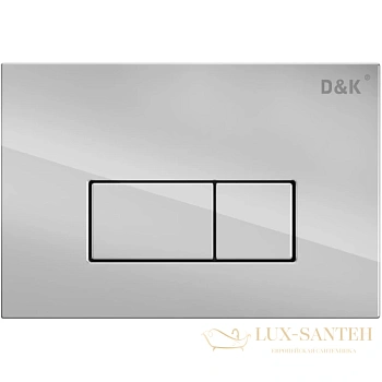 клавиша смыва d&k rhein db1499001 для инсталляции, хром