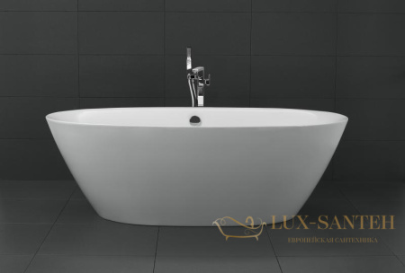 акриловая ванна belbagno bb68-1800 180x90 без гидромассажа, белый