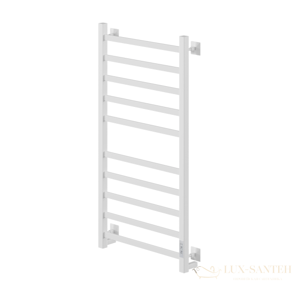 полотенцесушитель электрический кабельный ника step-1 100/50 ral9016 белый матовый u