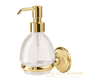 дозатор стеклянный stil haus regal rg30(16) настенный, золото