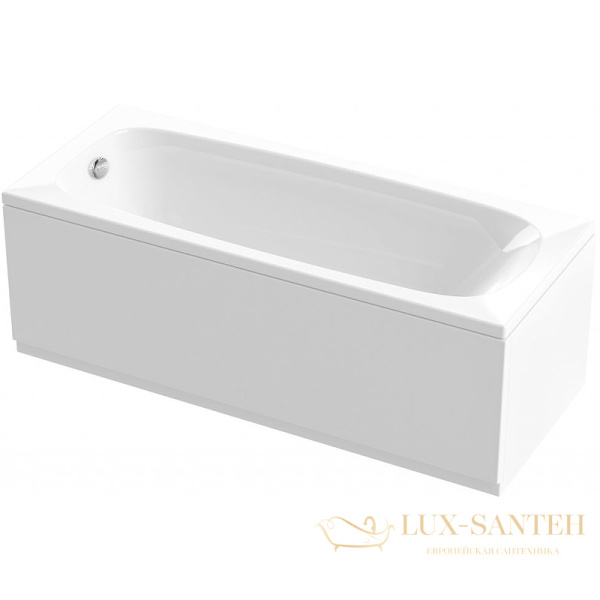 акриловая ванна cezares eco eco-140-70-40-w37 140х70 без гидромассажа, белый