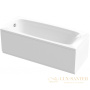 акриловая ванна cezares eco eco-170-70-41-w37 170х70 без гидромассажа, белый