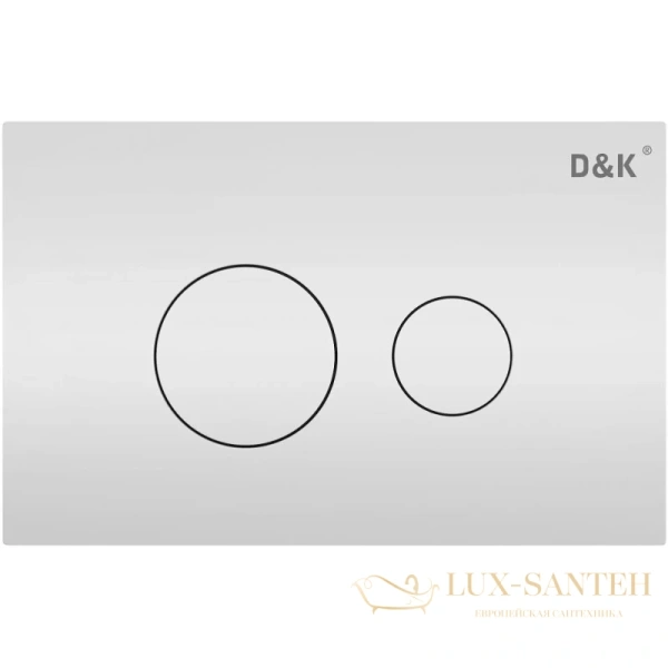 клавиша смыва d&k venice db1029016 для инсталляции, белый
