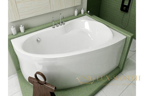 ванна акриловая relisan zoya r 140x90