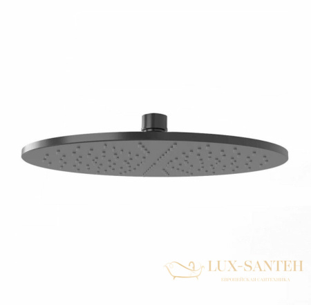 верхний душ ø 300 мм fima carlo frattini showerhead f2224/2cs, черный хром брашированный