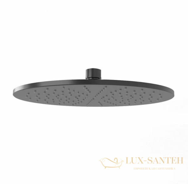 верхний душ ø 300 мм fima carlo frattini showerhead f2224/2cs, черный хром брашированный