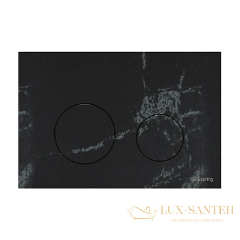 панель смыва tece, tecespring loop, s240611, двухрежимная, искусственный камень, базальт темный