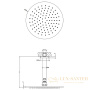 верхний душ gessi rilievo 59150.299 ø 250 мм, black xl