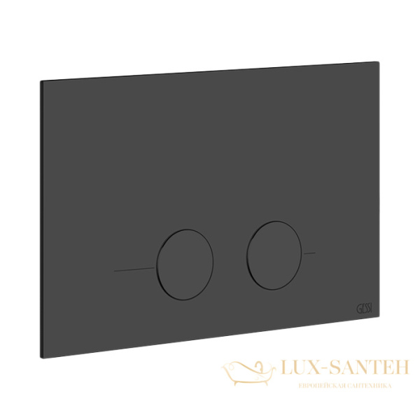 накладная панель gessi 54611.299 для инсталляций geberit sigma8 и sigma12, black xl