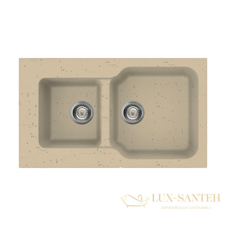 кухонная мойка omoikiri maru 86-2-ch tetogranit х шампань, 4993291