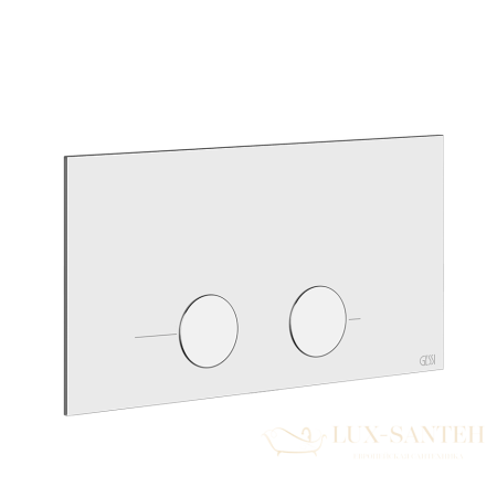 накладная панель gessi 54613.031 для инсталляций viega, хром