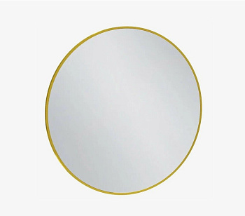зеркало jacob delafon odeon rive gauche eb1268-gld круглое 90 см, золото