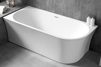 акриловая ванна abber ab9257-1.7 l, цвет белый
