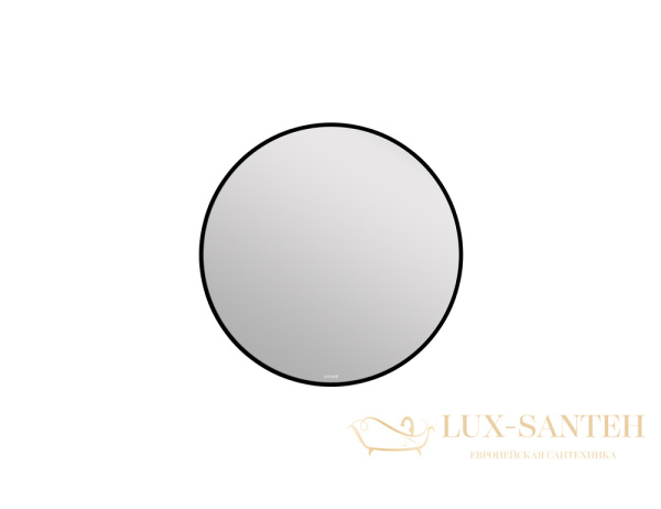 зеркало cersanit eclipse smart 60x60 в черной рамке, 64146