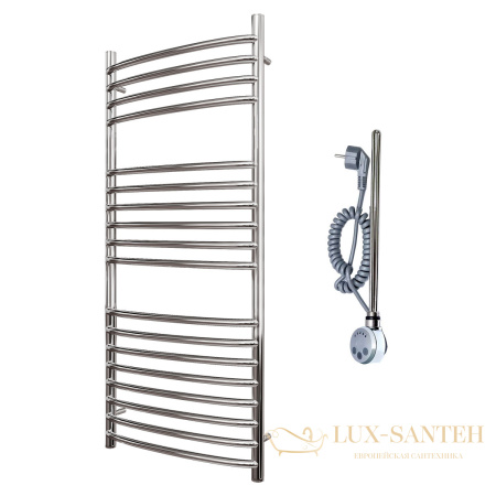 полотенцесушитель 500x1200 электрический point альфа pn05152se п18 левый/правый, хром