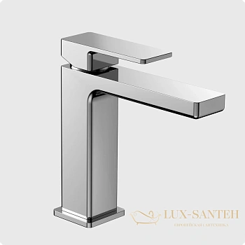 смеситель для раковины aquame savona aqm6810cr, без донного клапана, хром