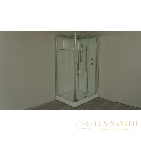 душевая кабина timo helma h-520 l 120x90x220 см, стекло прозрачное