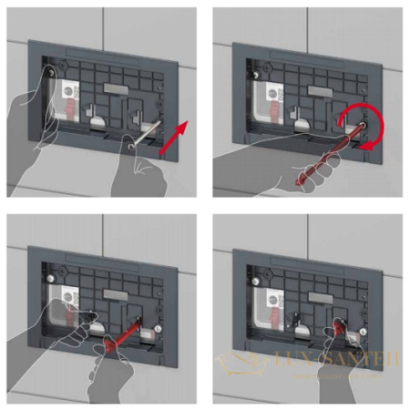 инсталляция для подвесного унитаза tece tececonstruct 9500393 отдельностоящая