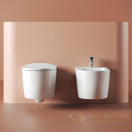 чаша подвесного унитаза artceram monet rimless mnv001 01 00 безободковая, белый