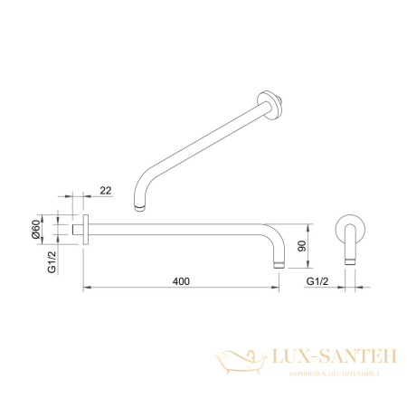 душевая система для ванны berges nardis 3r, 071013, встраиваемая, хром глянцевый