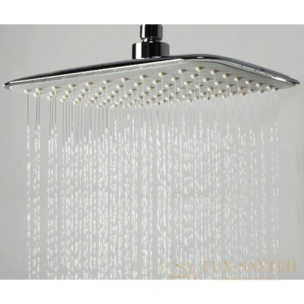 душевой комплект wasserkraft aller a14131 250х190 мм, хром