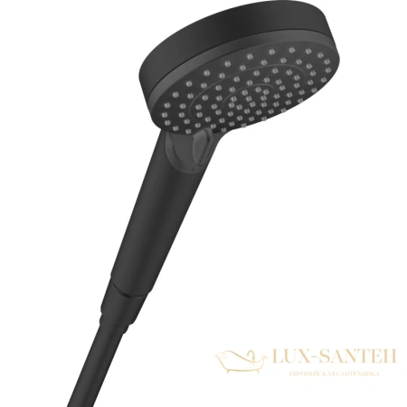 ручной душ hansgrohe vernis blend 26270670 черный матовый