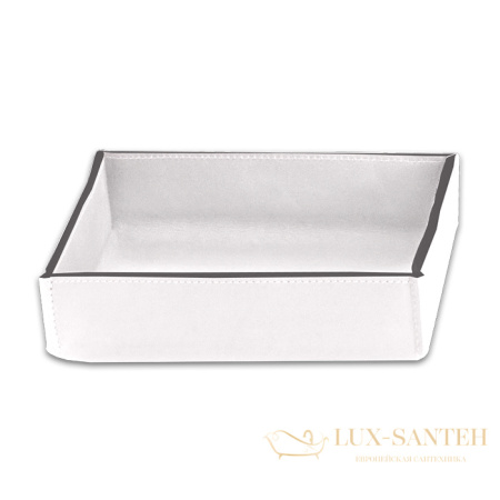 лоток настольный decor walther nappa tab s, 0938350, натуральная кожа, белый