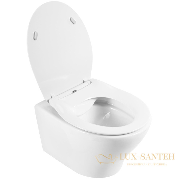 комплект унитаза с инсталляцией belbagno acqua bb340chr/bb2020sc/bb002-80/bb006-pr-chrome.m с сиденьем микролифт и клавишей смыва, белый