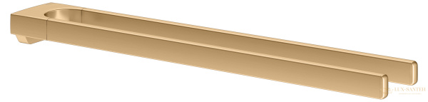 полотенцедержатель двойной keuco moll, 12718250000, латунь шлифованная