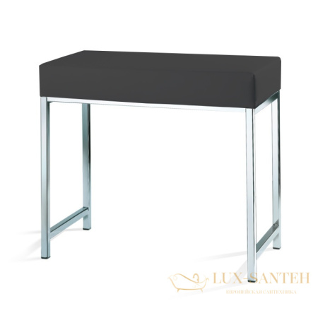 скамейка decor walther dw60 0503205, хром/черный