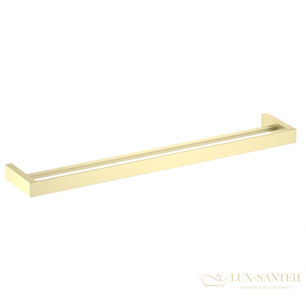 полотенцедержатель двойной timo petruma 15256/17, золото матовое