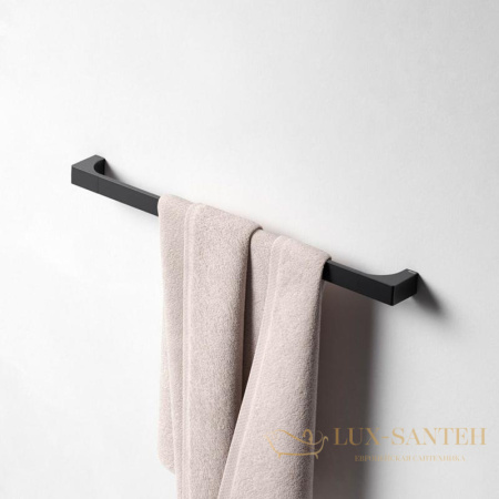 полотенцедержатель keuco edition 11, 11101370600, 622 мм, черный матовый