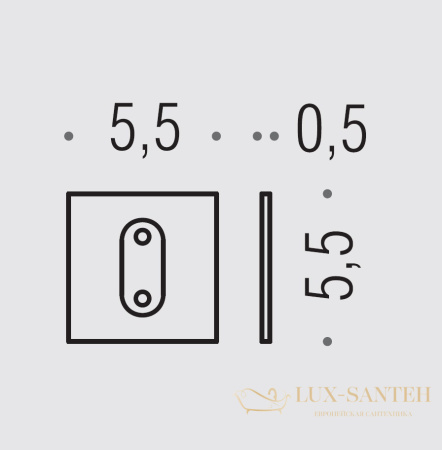 декоративный элемент colombo design portofino b3200, хром