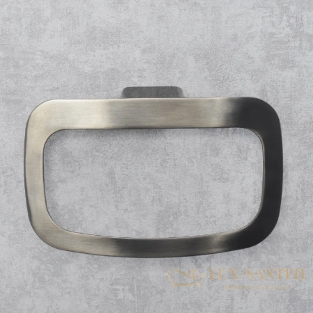 полотенцедержатель-кольцо wasserkraft wiese k-8960, оружейная сталь