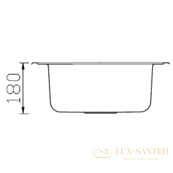кухонная мойка seaman eco wien swt-490-gold polish.a, золотой