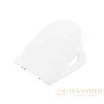 Сиденье для унитаза с микролифтом BelBagno BB865SC, белый/хром