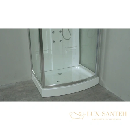 душевая кабина timo lux t-7715 120x90x225 см, стекло прозрачное